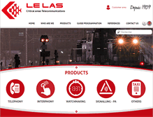 Tablet Screenshot of lelas.fr
